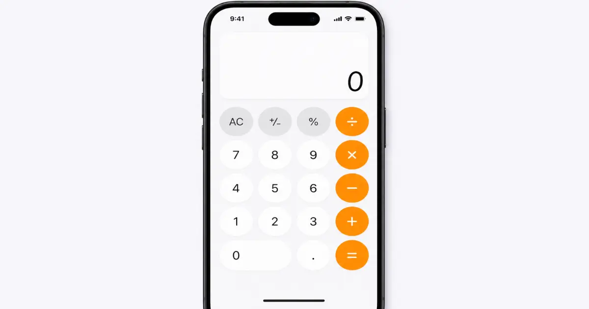 Online age calculator tool interface on mobile device