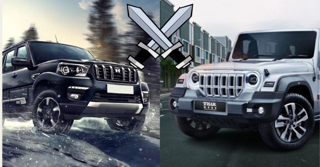 Scorpio vs Thar A Head-to-Head Battle of Mahindra Giants