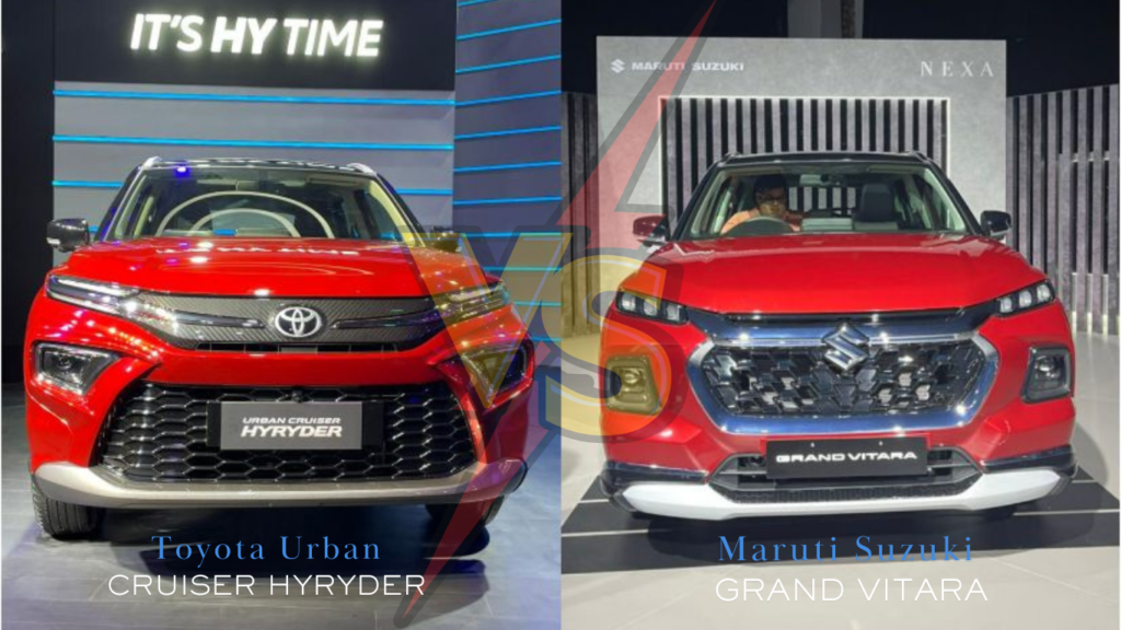 Which SUV Reigns Supreme? 🚗 "Toyota Urban Cruiser Hyryder vs Maruti Suzuki Grand Vitara"