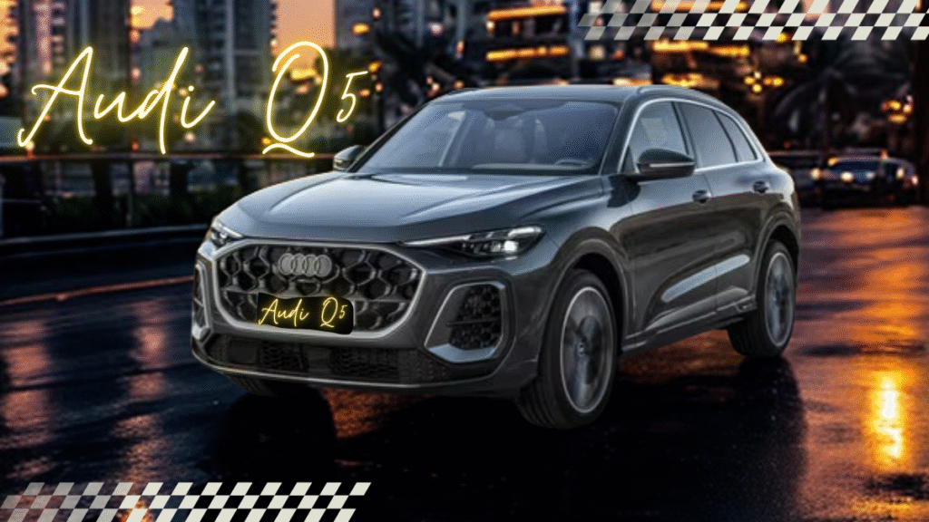 2026 Audi Q5 driving through scenic Indian hill roads, combining performance and mileage, ideal for top model buyers looking at Audi Q5 price in India