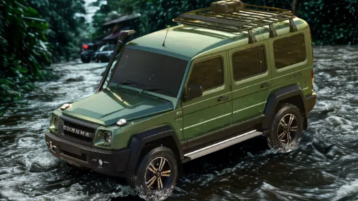 Interior cabin of the Force Gurkha 5-Door with spacious rear seating and practical layout
