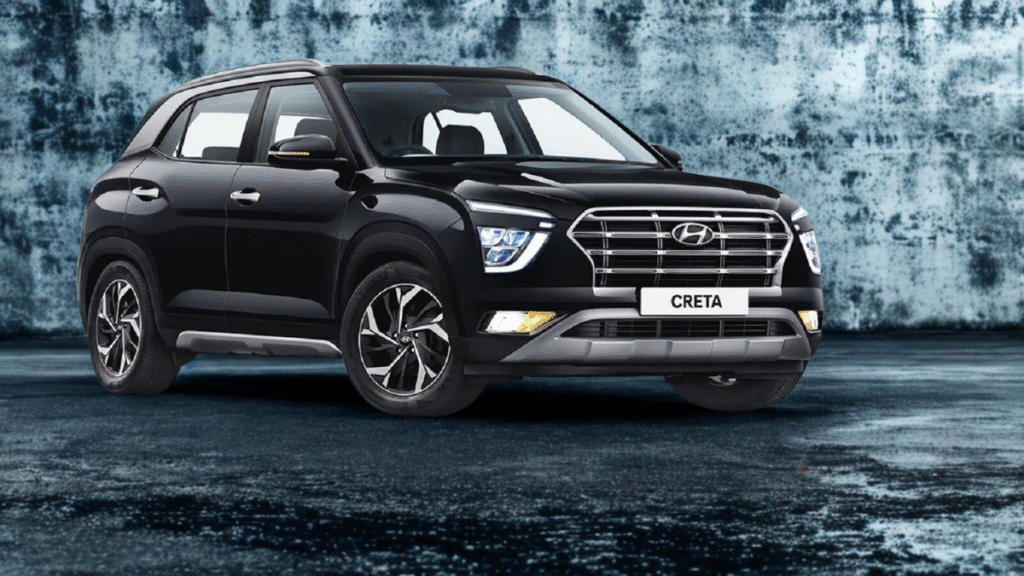 Hyundai Creta driving on an open road , highlighting anticipation for the upcoming model launch.