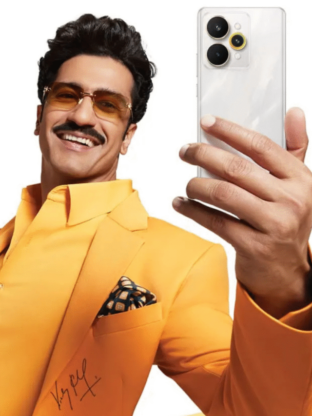 Rear view of Realme 15 Pro showing dual 50MP camera lenses with a close-up of Sony IMX896 sensor.
