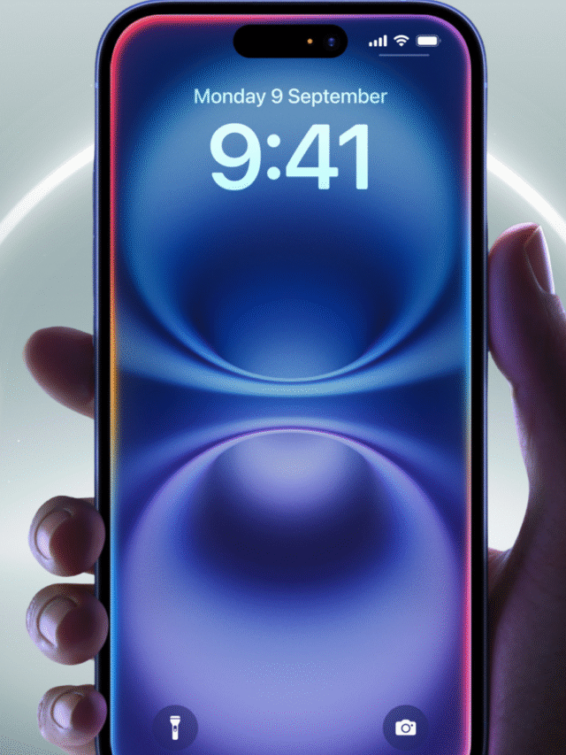 iPhone 17 lineup in new 2025 colours including copper, purple, and light gold models arranged in a diagonal layout on white background