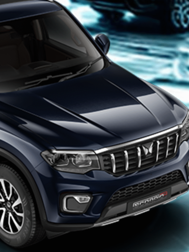 Mahindra Scorpio-N driving through snow, mud, sand, and rocks with 4XPLOR terrain system for all-terrain dominance